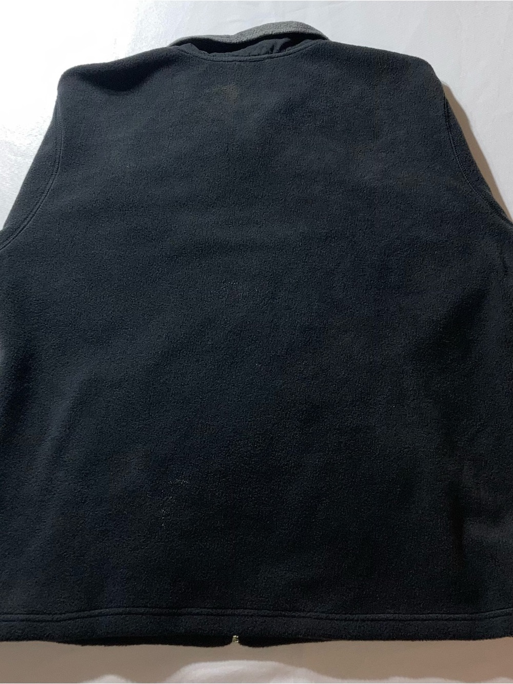 Prospirit Black Fleece Zip-Up Jacket with Gray Collar - Picture 4 of 6